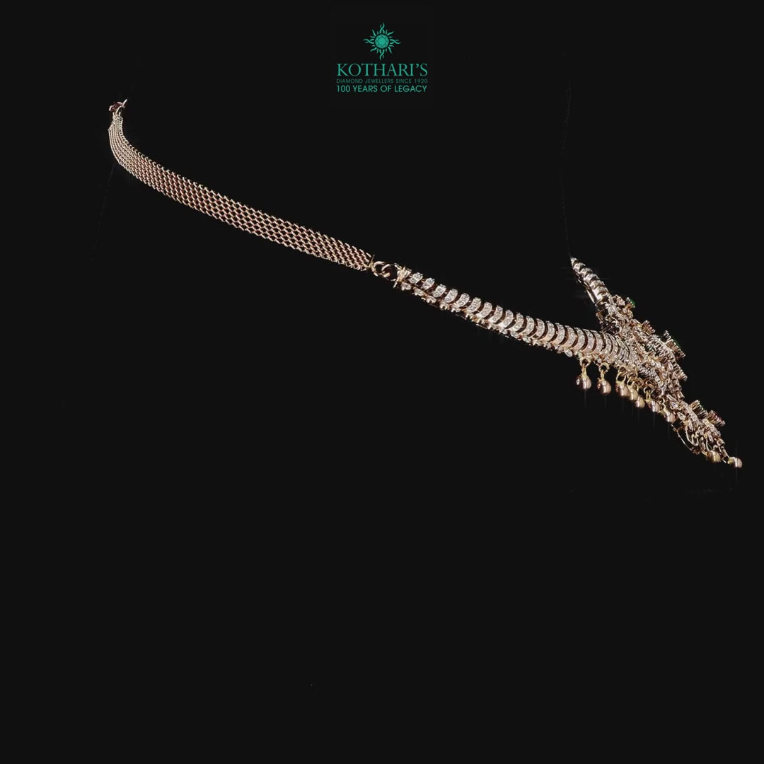 Emerald & Ruby Diamond Necklace
