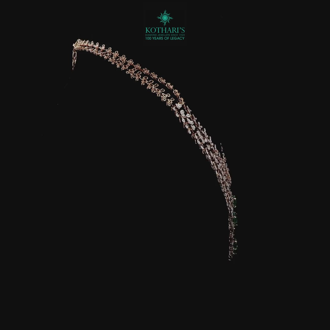 Emerald Diamond Necklace