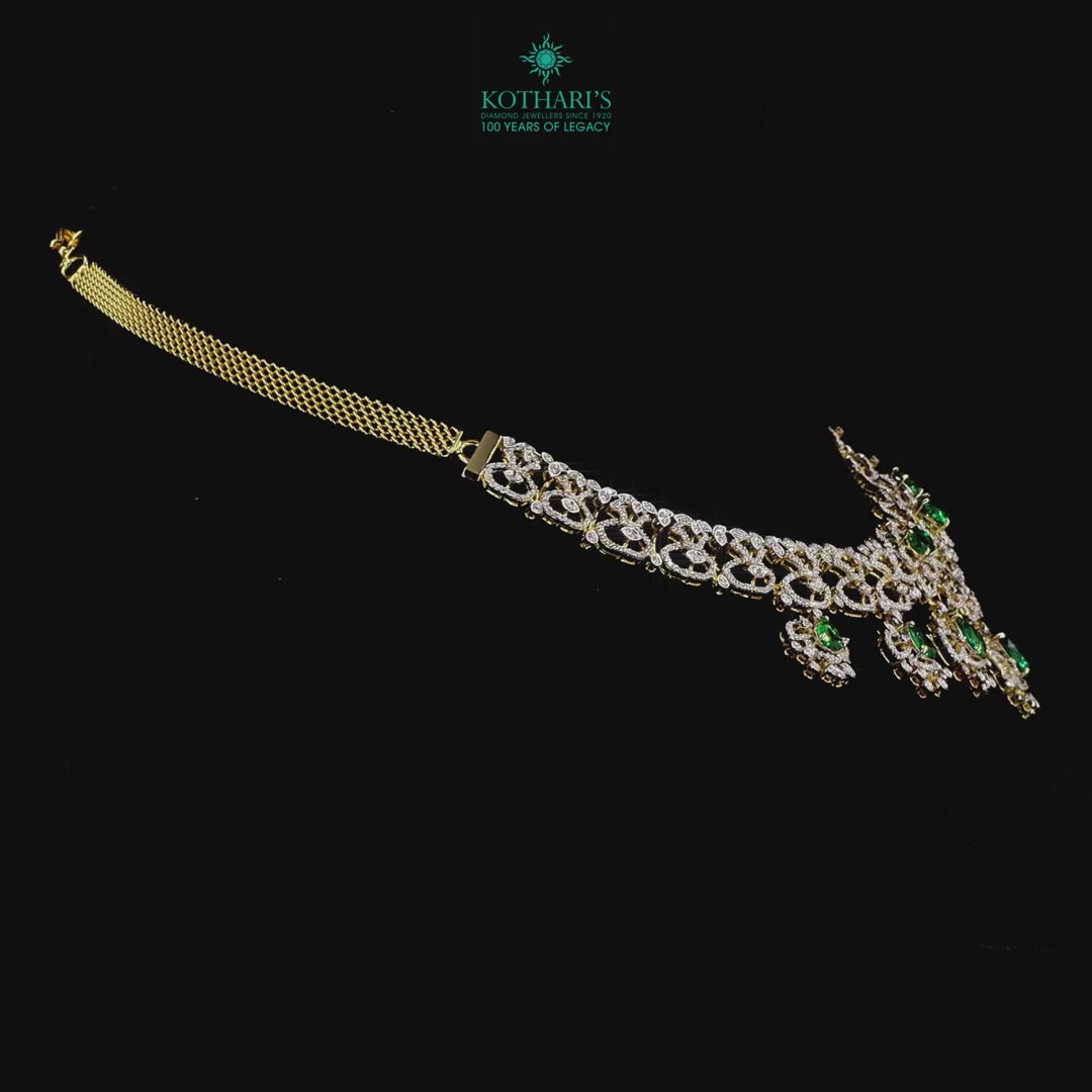 Emerald & Ruby Diamond Necklace
