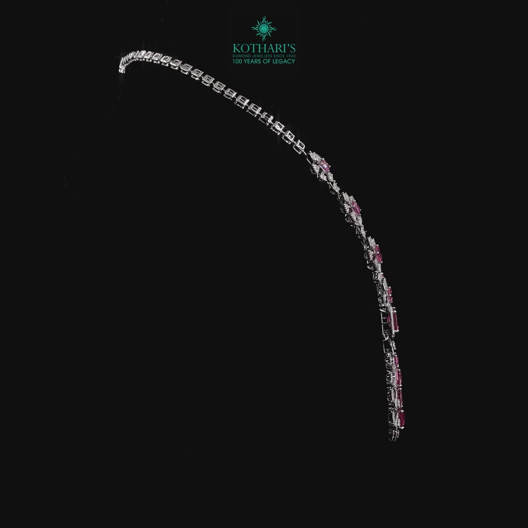 Ruby Diamond Necklace
