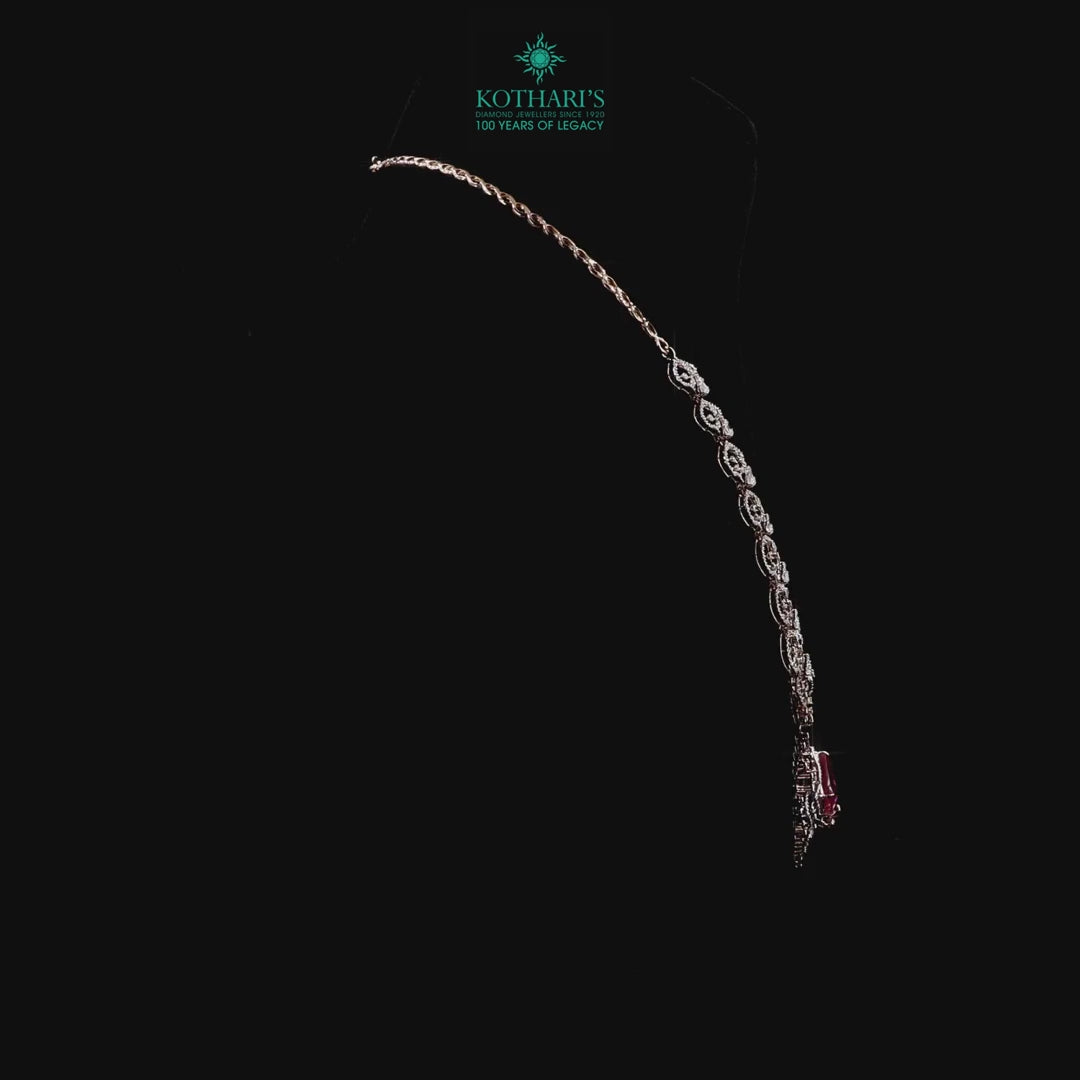 Pink Diamond Necklace